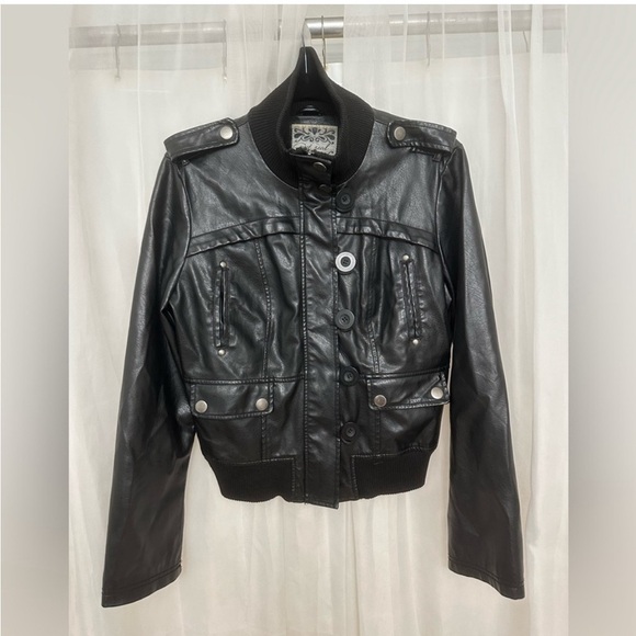 Wet Seal Jackets & Blazers - Women’s size L Wet Seal Faux Leather Jacket